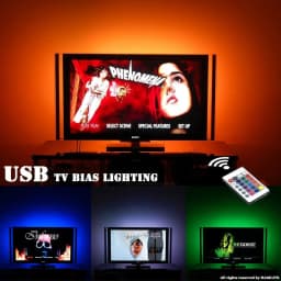 1-5M DC 5V USB LED Strip 5050 Waterproof RGB LED Light Flexible 3 17Key Remote For TV Background Lighting