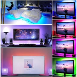 1-5M DC 5V USB LED Strip 5050 Waterproof RGB LED Light Flexible 3 17Key Remote For TV Background Lighting