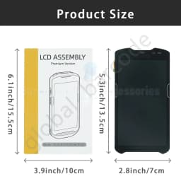 LCD Display and Touch Screen Digitizer For Zebra TC51 TC510K TC56 TC56dj, TC51 LCD Screen Replacement Parts