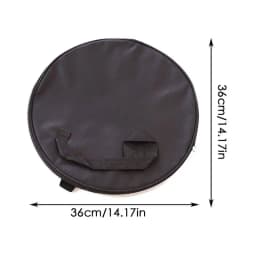 Drum Practice Pad 3 Pieces Portable Drum Bag Set Shock-Absorbing Drumming Pad Portable Nonslip Lightweight Shock-Absorbing Drum