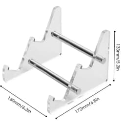 1/2/3 Tier Display Keyboard Holder Laptop Stand Transparent Acrylic Keyboard Stand for Computer Mechanical Keyboard Storage Rack