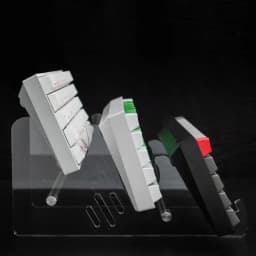 1/2/3 Tier Display Keyboard Holder Laptop Stand Transparent Acrylic Keyboard Stand for Computer Mechanical Keyboard Storage Rack