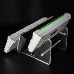 1/2/3 Tier Display Keyboard Holder Laptop Stand Transparent Acrylic Keyboard Stand for Computer Mechanical Keyboard Storage Rack