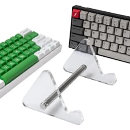 1/2/3 Tier Display Keyboard Holder Laptop Stand Transparent Acrylic Keyboard Stand for Computer Mechanical Keyboard Storage Rack