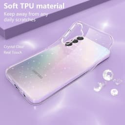 Glitter Case For Samsung Galaxy A55 A35 A25 A15 5G S25 S24 Ultra S23 FE S22 Plus S21 S20 Note 20 A13 A14 A32 A33 A34 A52 A53 A54