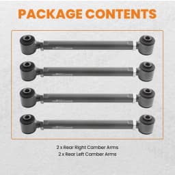 4x Rear Camber Control Arm Toe For Honda Accord 2003-07 for Acura TSX 2004-2008