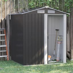 5ft X 4.3ft Outdoor Garden Storage Shed, Tool Storage Shed with Sliding Door