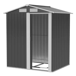 5ft X 4.3ft Outdoor Garden Storage Shed, Tool Storage Shed with Sliding Door