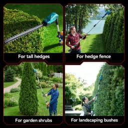 ONEVAN High Branch Battery-powered Hedge Trimmer Cordless Electric Hedge Shear Trimmer Gardening tool For Makita 18v Battery Pin