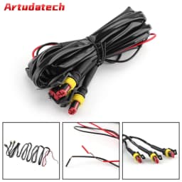 Artudatech Raptor Grille Grill LED Light Wiring Harness Cable Fit for Ford F-150 F150