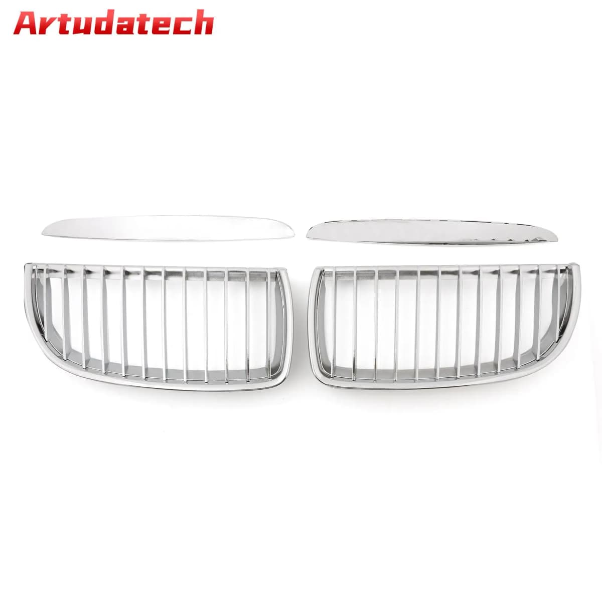 Artudatech Front Replacement Chrome Kidney Grille For BMW 3 Series E90 E91 M3 2004-2007