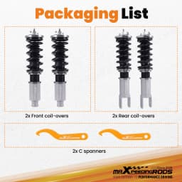 Coilover Kits for Civic EK EJ 1996-2000 24 Ways Adjustable Damper Shock Absorber Gray