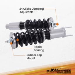 Coilover Kits for Civic EK EJ 1996-2000 24 Ways Adjustable Damper Shock Absorber Gray