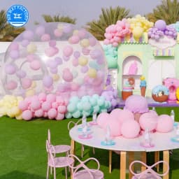 UK and US warehouse clearance sale! New inflatable bubble house with tent transparent dome, suitable for children's party PVC