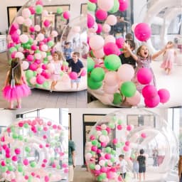 UK and US warehouse clearance sale! New inflatable bubble house with tent transparent dome, suitable for children's party PVC