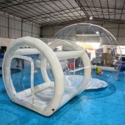 UK and US warehouse clearance sale! New inflatable bubble house with tent transparent dome, suitable for children's party PVC
