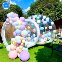 UK and US warehouse clearance sale! New inflatable bubble house with tent transparent dome, suitable for children's party PVC