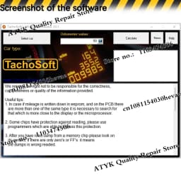 Diagnostic Software TachoSoft Mileage Calculator 23.1 Auto Repair Diagnostic Pour Voiture Inspection Tools Code Reader Program