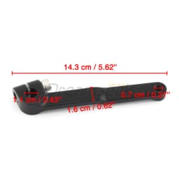 Inner Shift Lever Shifter Rocker Arm Rod for Harley Dyna Fat Bob FXDF 2012-2017 Switchback FLD 2012-2016 CNC Aluminum Black