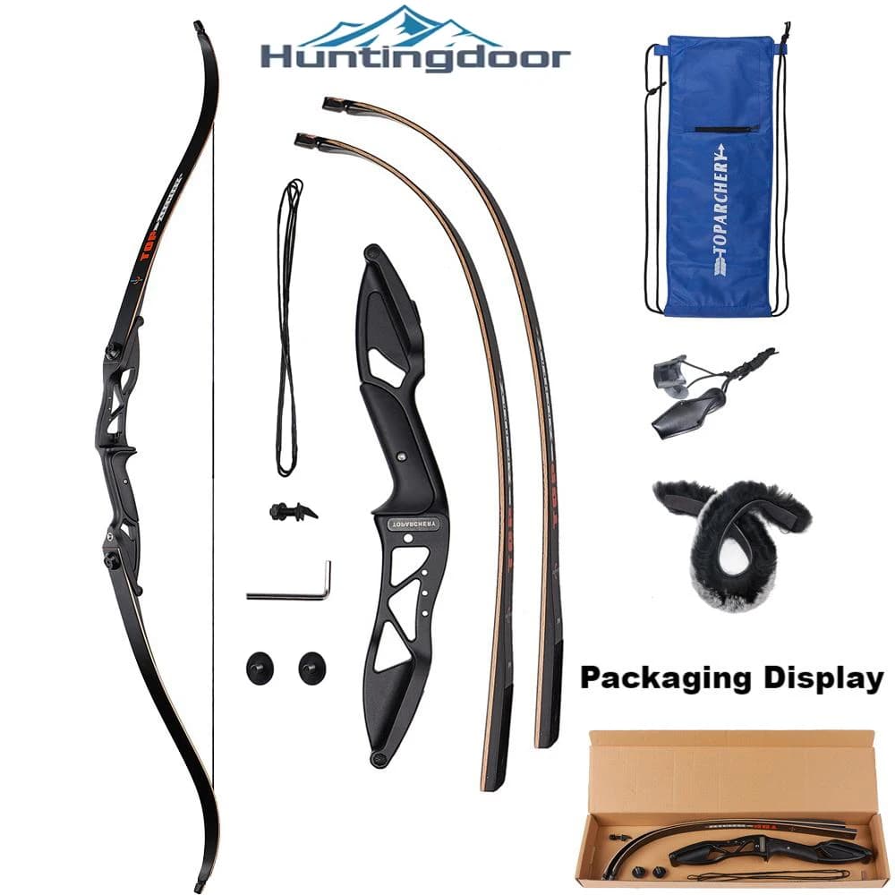 Toparchery 56inch Competitive Bow 18-50lbs Powerful Take Down Bow Right Hand For Adult Outdoor Hunting Sports Accessories