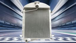 For Ford model A 3.3L 1928 1929 No Coolant Lost 28 29 Aluminum Radiator+fan MT