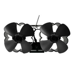Fireplace Fan Heat Powered Silent Heat Activated Fan Wood Stove Blower Low Noise Wood Burner Fan Thermal Fan For Wood Burning