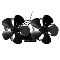 Fireplace Fan Heat Powered Silent Heat Activated Fan Wood Stove Blower Low Noise Wood Burner Fan Thermal Fan For Wood Burning