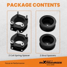 2.0" Front + 2.0 Rear Lift Leveling Kit For Jeep Grand Cherokee WK Commander XK