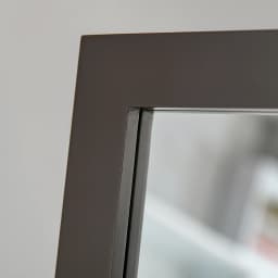 HOMCOM Freestanding Dressing Mirror 148x47cm Adjustable Angle Dark Brown Frame