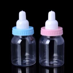 12pcs Fillable Bottles Sweet Candy Boxes Baby Shower Baptism Party TableDecor