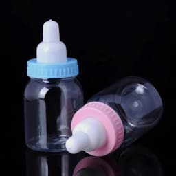 12pcs Fillable Bottles Sweet Candy Boxes Baby Shower Baptism Party TableDecor