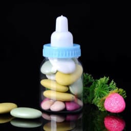 12pcs Fillable Bottles Sweet Candy Boxes Baby Shower Baptism Party TableDecor