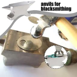 Double Ended Horn Anvil Double Ended Workbench Horn Anvil Stand Metal Forging Workbench For Jewelry Crafting Hardening Wire