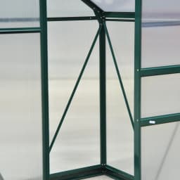 Polycarbonate Walk-In Garden Greenhouse Aluminum Frame Outdoor 190 X 132cm