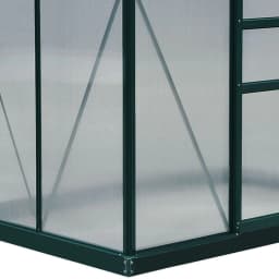 Polycarbonate Walk-In Garden Greenhouse Aluminum Frame Outdoor 190 X 132cm