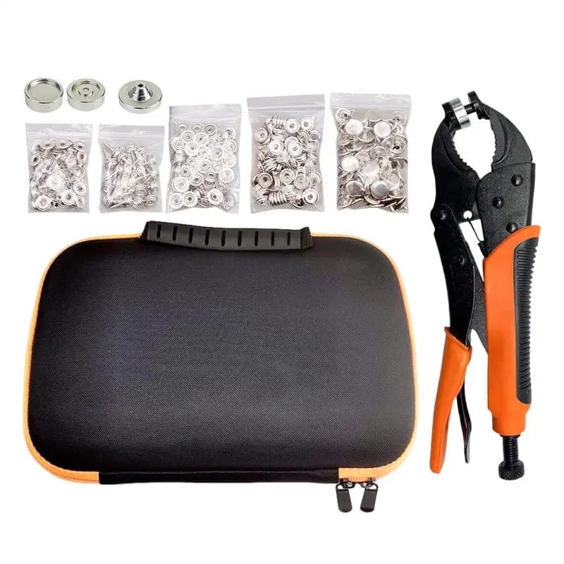 Screw Snap On Tools Heavy Duty Snap Fastener Kit Storage Bag Included Snap Button Kit Sewing Snaps For Repairing Boat Covers