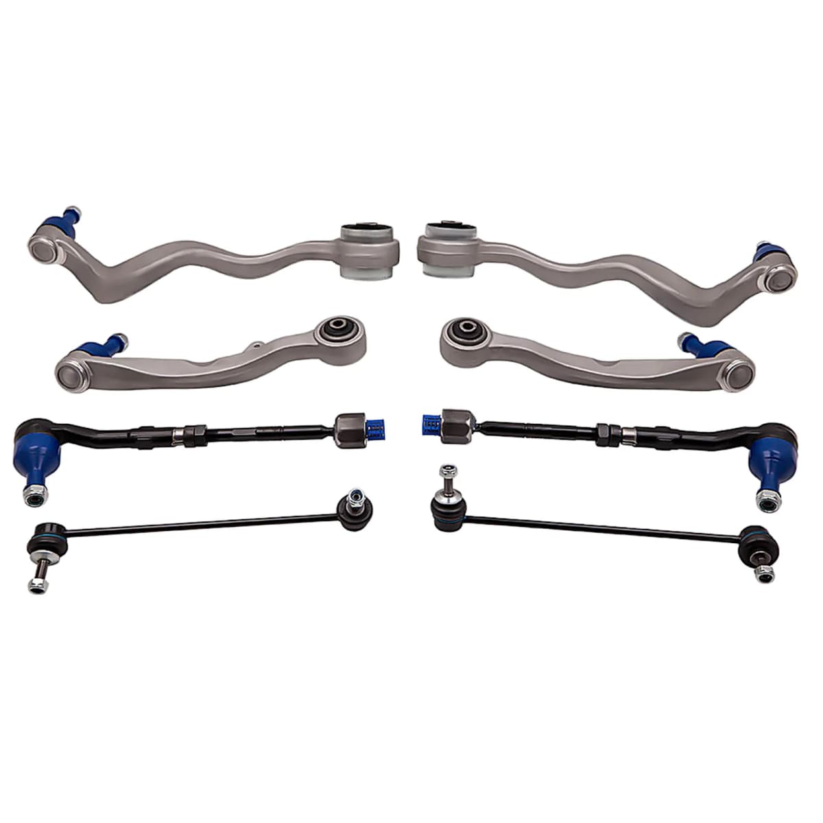 Front Lower Suspension Control Arms & Drop Links Set For BMW E60 E61 530 530D