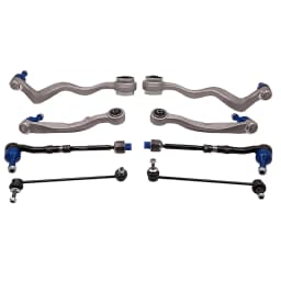 Front Lower Suspension Control Arms & Drop Links Set For BMW E60 E61 530 530D