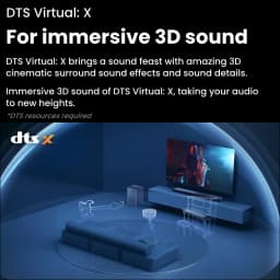 TCL S55H Series 2.1 Dolby Atmos all-in-one super bass soundbar with Subwoofer,S55H