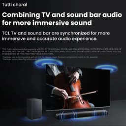 TCL S55H Series 2.1 Dolby Atmos all-in-one super bass soundbar with Subwoofer,S55H