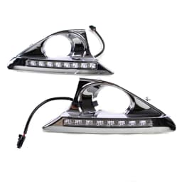 LED DRL Fog Lamp for Toyota Camry 2012-2014 / Aurion 2012 2013 2014 2015 2016 2017 2018 19 Daytime Running Light W/ Turn Signal