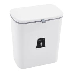 【Lifeideas】Door Hanging Trash Can Kitchen Bathroom Toilet Waste Storage with Inner Barrel Wall Mounted Garbage Rubbish Bin