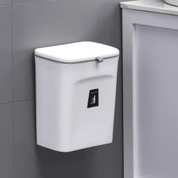 【Lifeideas】Door Hanging Trash Can Kitchen Bathroom Toilet Waste Storage with Inner Barrel Wall Mounted Garbage Rubbish Bin