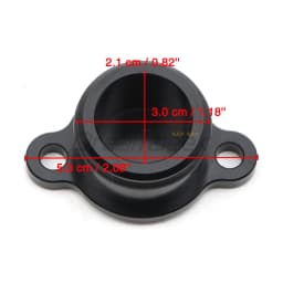 Oil Injection Pump Delete Block Off Plug for Yamaha PW80 PW50 Y-Zinger 1991-2024 Motorcycle Hardware CNC Aluminum Black / Chrome