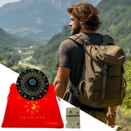 Hiking Compass Men's Orienting Tool Compass Hiking Gear Multifunctional Automatic Positioning Compass Navigation Tool