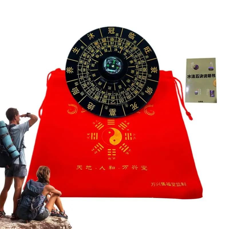 Hiking Compass Men's Orienting Tool Compass Hiking Gear Multifunctional Automatic Positioning Compass Navigation Tool