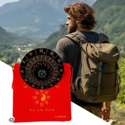 Hiking Compass Men's Orienting Tool Compass Hiking Gear Multifunctional Automatic Positioning Compass Navigation Tool