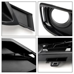 Artudatech 2PCS Front Bumper Fog Light Grille Covers Fit for BMW 3 Series F30 F31 2013-2015