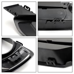 Artudatech 2PCS Front Bumper Fog Light Grille Covers Fit for BMW 3 Series F30 F31 2013-2015