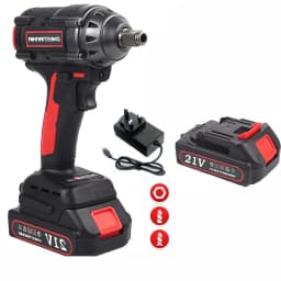 1000Nm 1/2" Cordless Electric Impact Wrench Drill Gun Ratchet Driver 1/2Battery